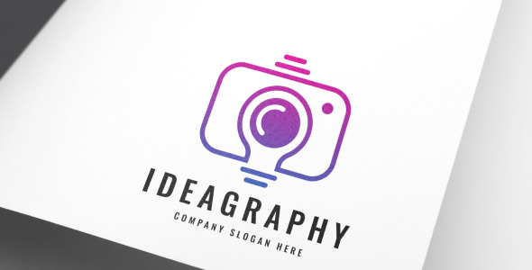 Шаблон логотипа на тему графика