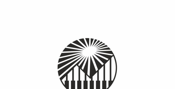 Шаблон логотипа на тему графика