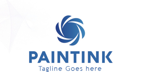 Шаблон логотипа на тему графика