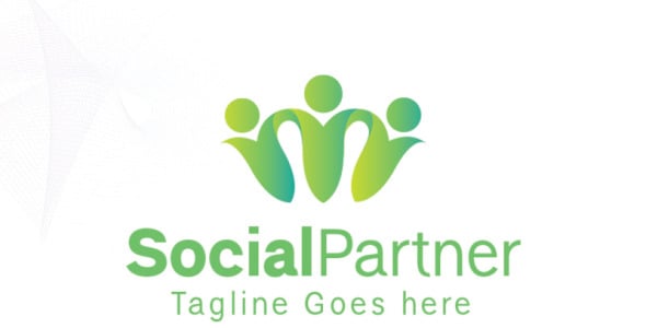 Шаблон логотипа на тему графика