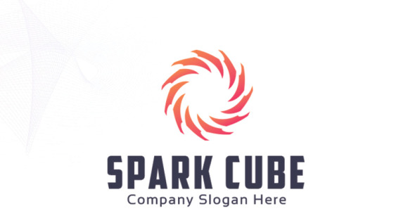 Шаблон логотипа на тему графика