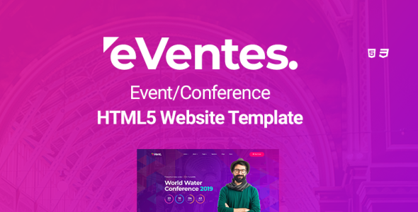 шаблон сайта event conference html5