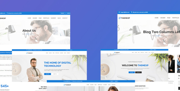 корпоративный адаптивный шаблон сайта