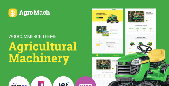 сельскохозяйственная техника с интернет-магазином woocommerce тема