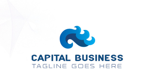 Шаблон логотипа на тему графика