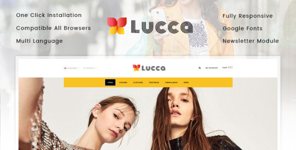 шаблон модного магазина opencart