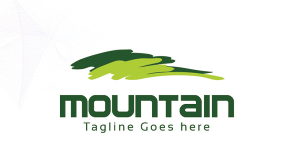 Шаблон логотипа на тему графика