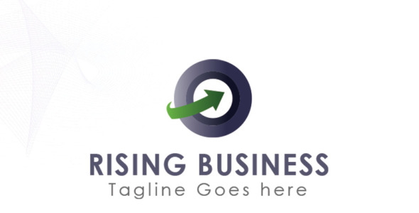 Шаблон логотипа на тему графика