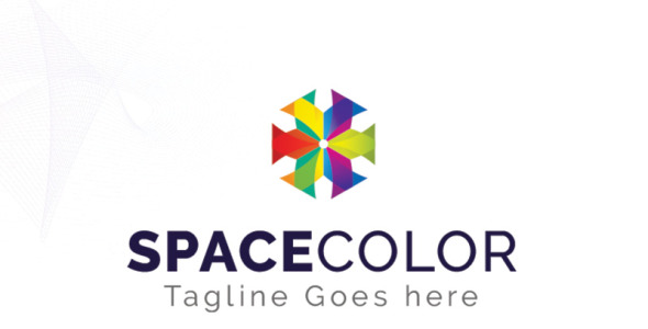 Шаблон логотипа на тему графика