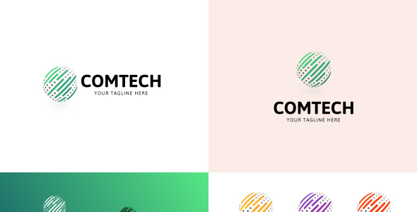 Шаблон логотипа на тему графика