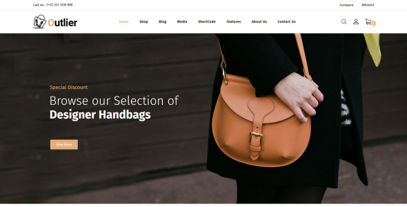 сумочка магазин woocommerce тема