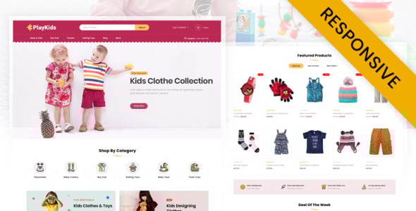 тема детского магазина prestashop