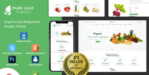 органическая тема shopify