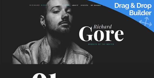 креативное портфолио moto cms 3 шаблон