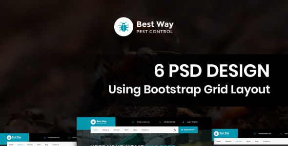 PSD шаблон на тему графика