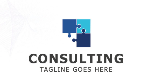 Шаблон логотипа на тему графика