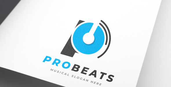 Шаблон логотипа на тему графика