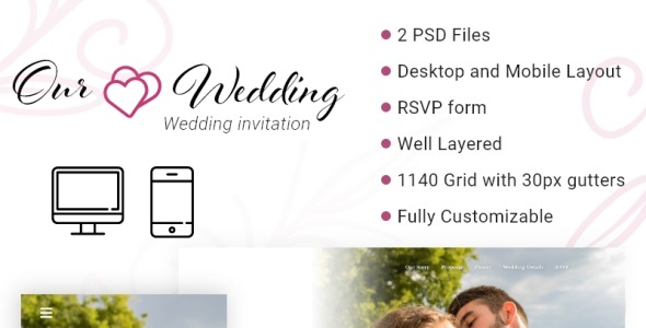 Адаптивный PSD шаблон на тему графика