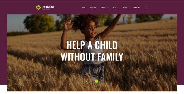 детский благотворительный многостраничный современный html шаблон сайта