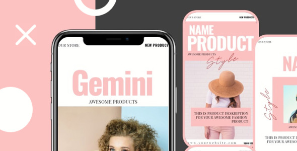 Шаблон для соцсетей на тему графика