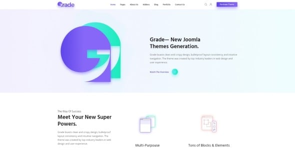 универсальный современный шаблон joomla