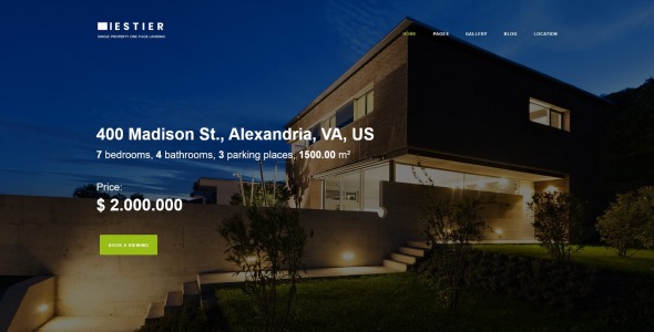 недвижимость современный шаблон joomla