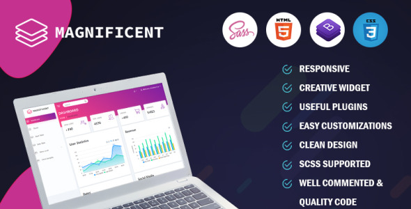 великолепный шаблон администратора