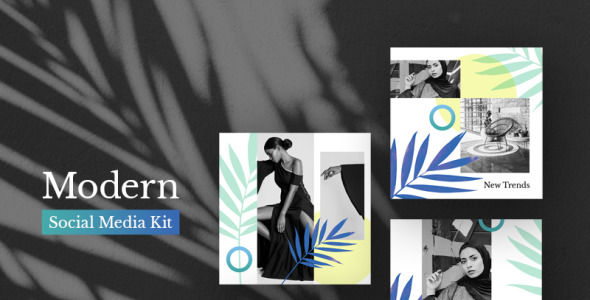 Шаблон для соцсетей на тему графика