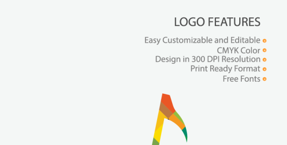 Шаблон логотипа на тему графика