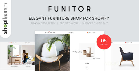 элегантный мебельный магазин для темы shopify