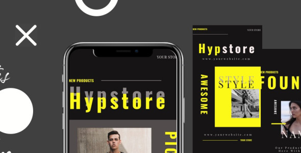 Шаблон для соцсетей на тему графика