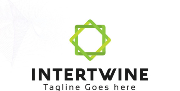 Шаблон логотипа на тему графика