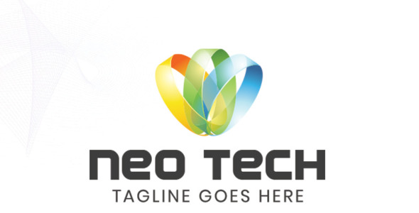 Шаблон логотипа на тему графика