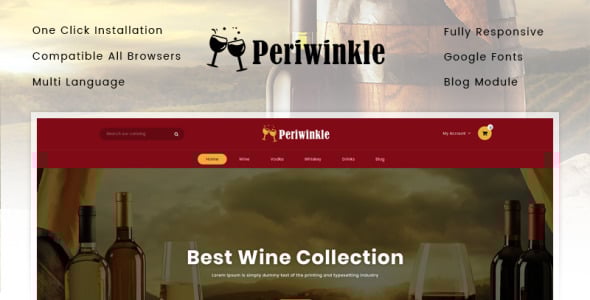 тема винного магазина prestashop