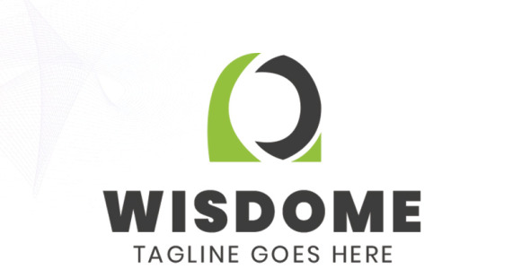 Шаблон логотипа на тему графика