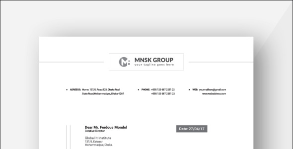 Фирменный стиль на тему графика