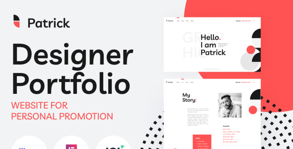 дизайнер портфолио сайта для персонального продвижения wordpress тема