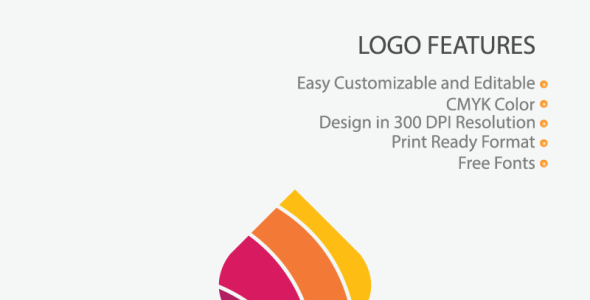 Шаблон логотипа на тему графика