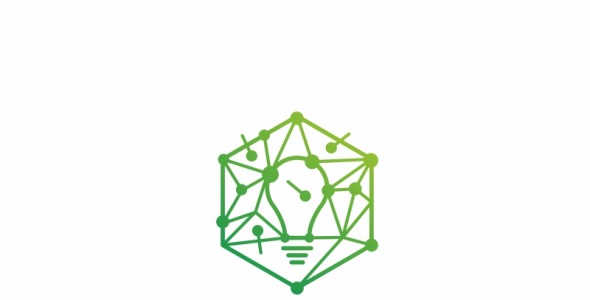 Шаблон логотипа на тему графика