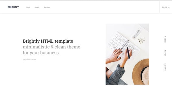одностраничный html шаблон целевой страницы