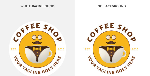 Шаблон логотипа на тему графика