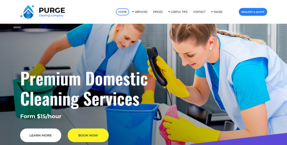 клининговая компания moto cms 3 шаблон