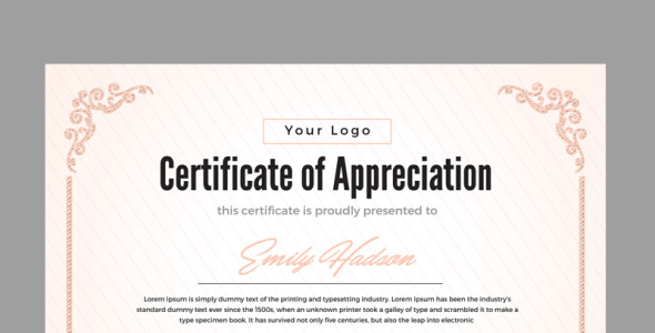 Шаблон сертификата на тему графика