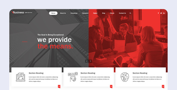 PSD шаблон на тему графика