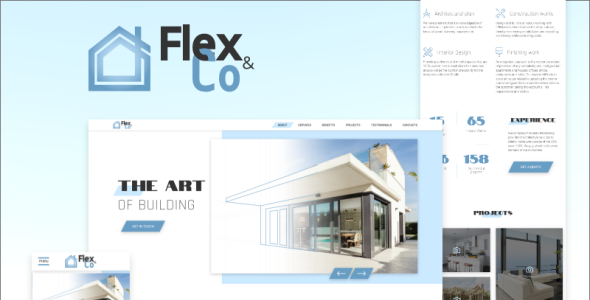 PSD шаблон на тему графика