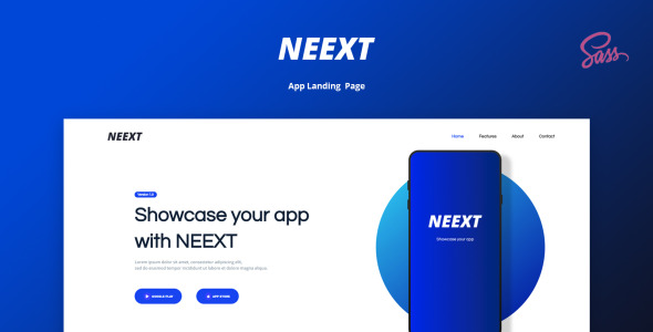 адаптивный шаблон целевой страницы приложения