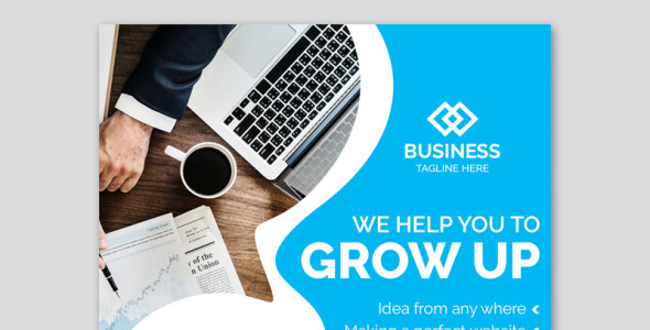 Шаблон для соцсетей на тему графика