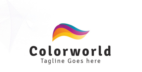 Шаблон логотипа на тему графика