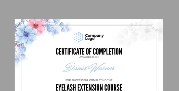 Шаблон сертификата на тему графика