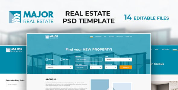 PSD шаблон на тему графика